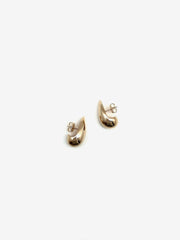 Gold Fluid Earrings