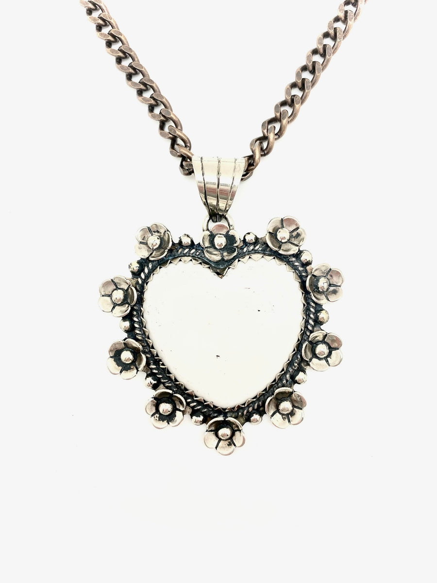 Birch Heart Necklace