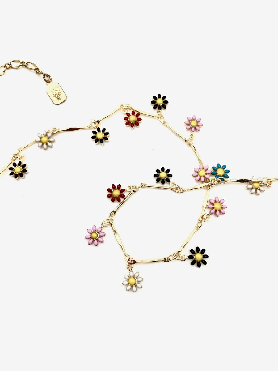 Hummingbird Flower Choker - Stone Cooper