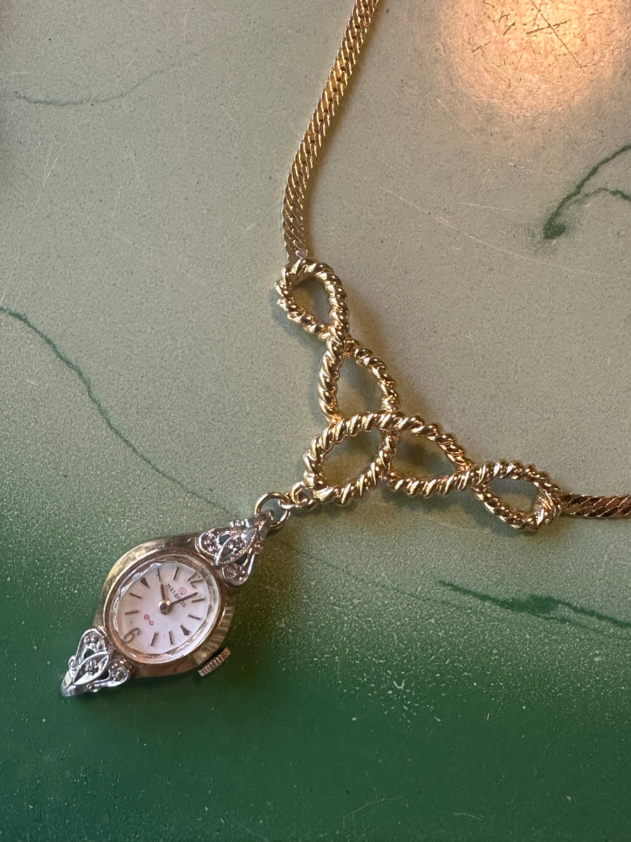 Queen of Hearts Watch Necklace