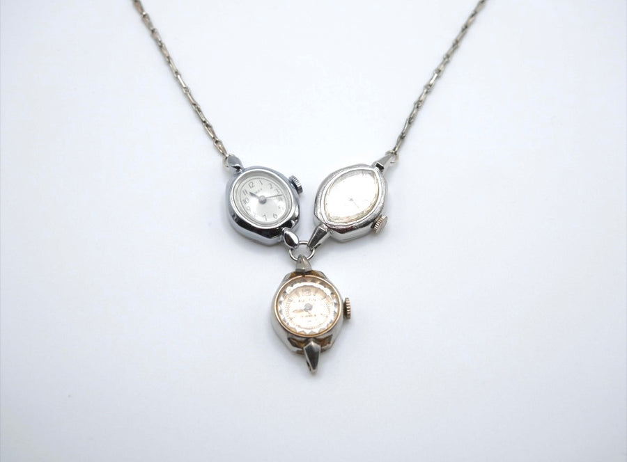 Moments in Motion - Vintage Watch Necklace - Stone Cooper