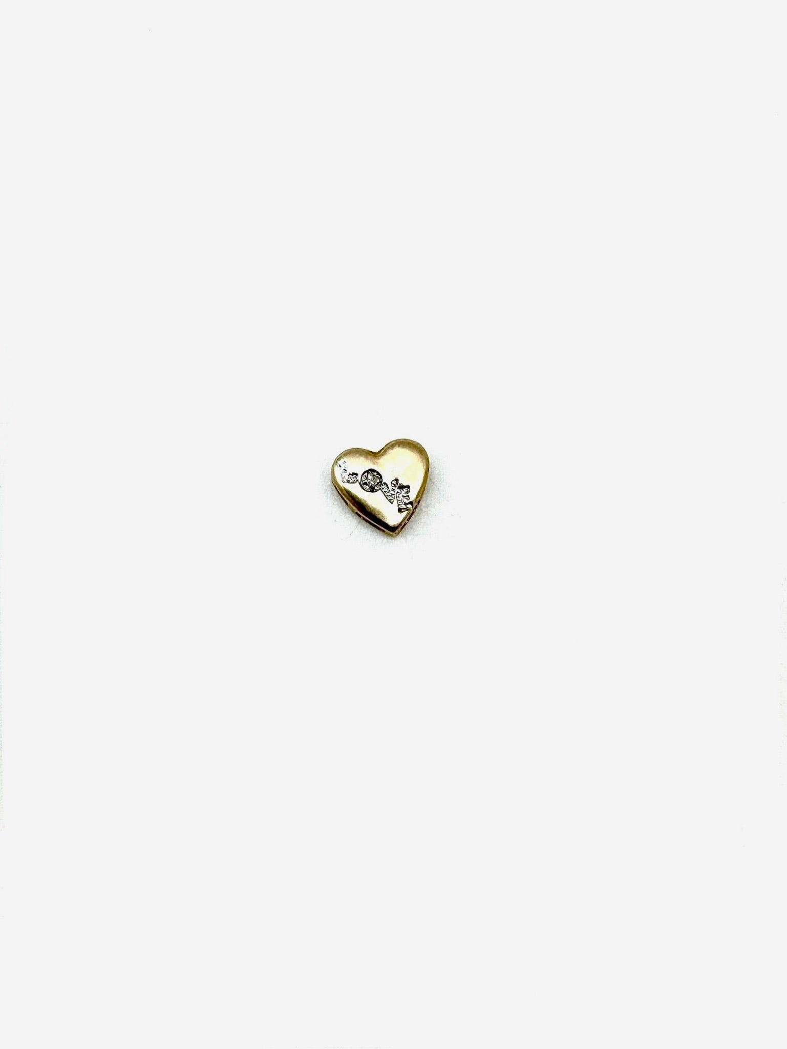 Retro 14K 'LOVE' Slider Charm - Stone Cooper