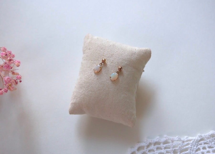 Opal Agatha Earrings (14K)
