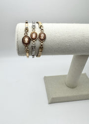 Cameo Vintage Watch-Band Bracelets