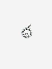 Vintage Sterling Kissing Spinner Charm - Stone Cooper