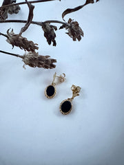 Onyx Ruthie Studs (14K)