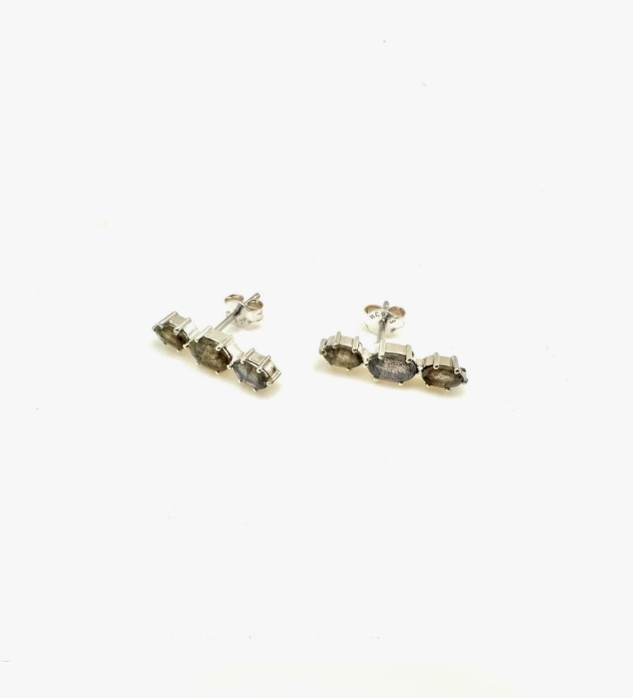 Labradorite Sparkle Studs - Stone Cooper