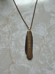 Domenico Gold-Filled Knife Necklace