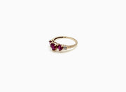 Vintage Ruby Hearts Ring 10K (7)