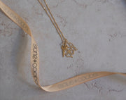 Vintage 14K Good Luck Charm Necklace - Stone Cooper