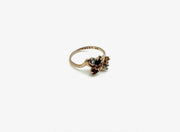 Vintage Rainbow Gemstone Ring 10K (6.5) - Stone Cooper