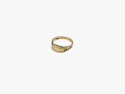 Mini Signet Filigree Vintage 14K Ring (7)