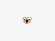Garnet Diamond Antique Ring, 14k (6)