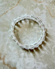 Quartz Stretch Stone Bangle Bracelet