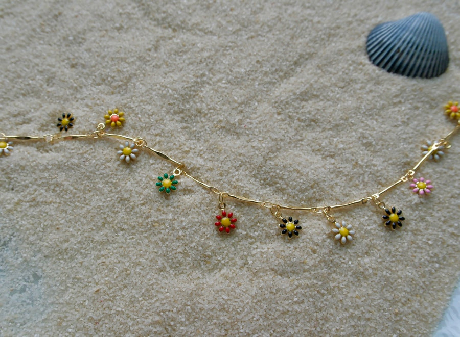 Hummingbird Flower Choker - Stone Cooper