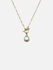 Sunbeam Pearl Toggle Necklace - Stone Cooper