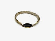 Vintage Watch-Band Onyx Bracelets