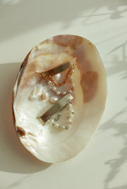 Beachcomber Pearl Hair Clips - Stone Cooper