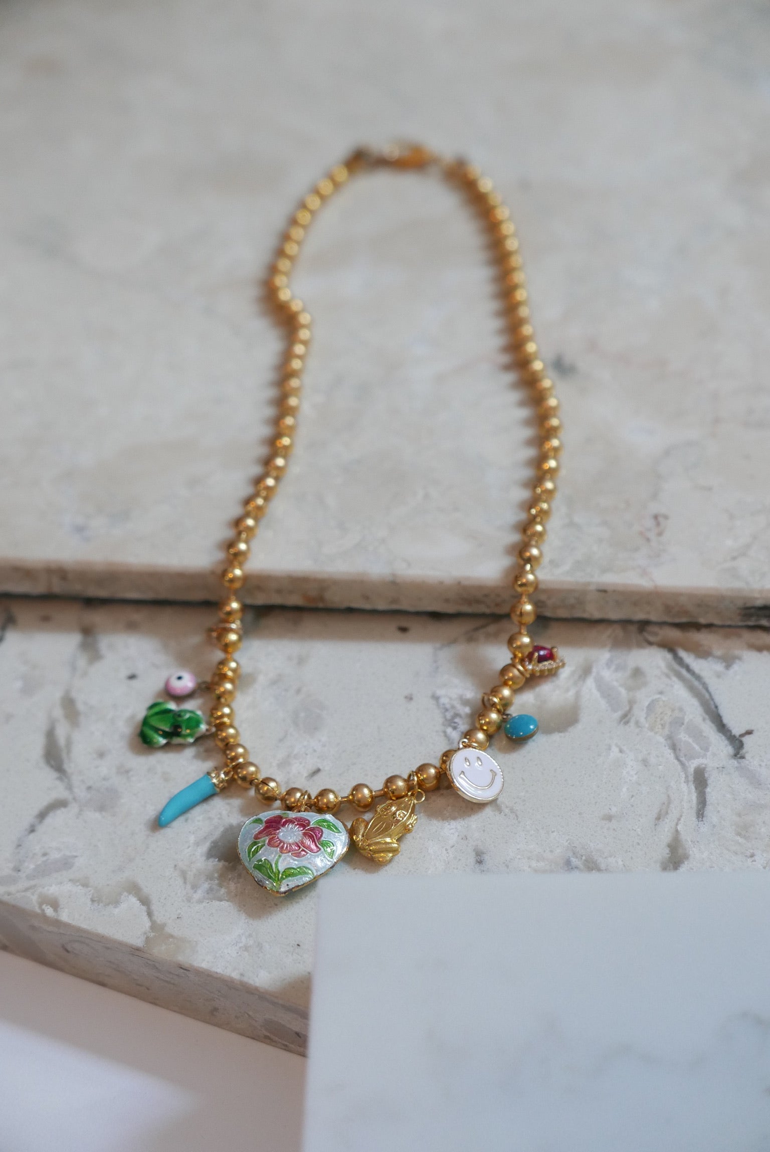 Garden Charm Necklace - Stone Cooper