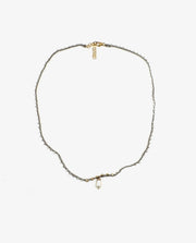Crocheted Pearl, Gold-Fill Necklace - Stone Cooper