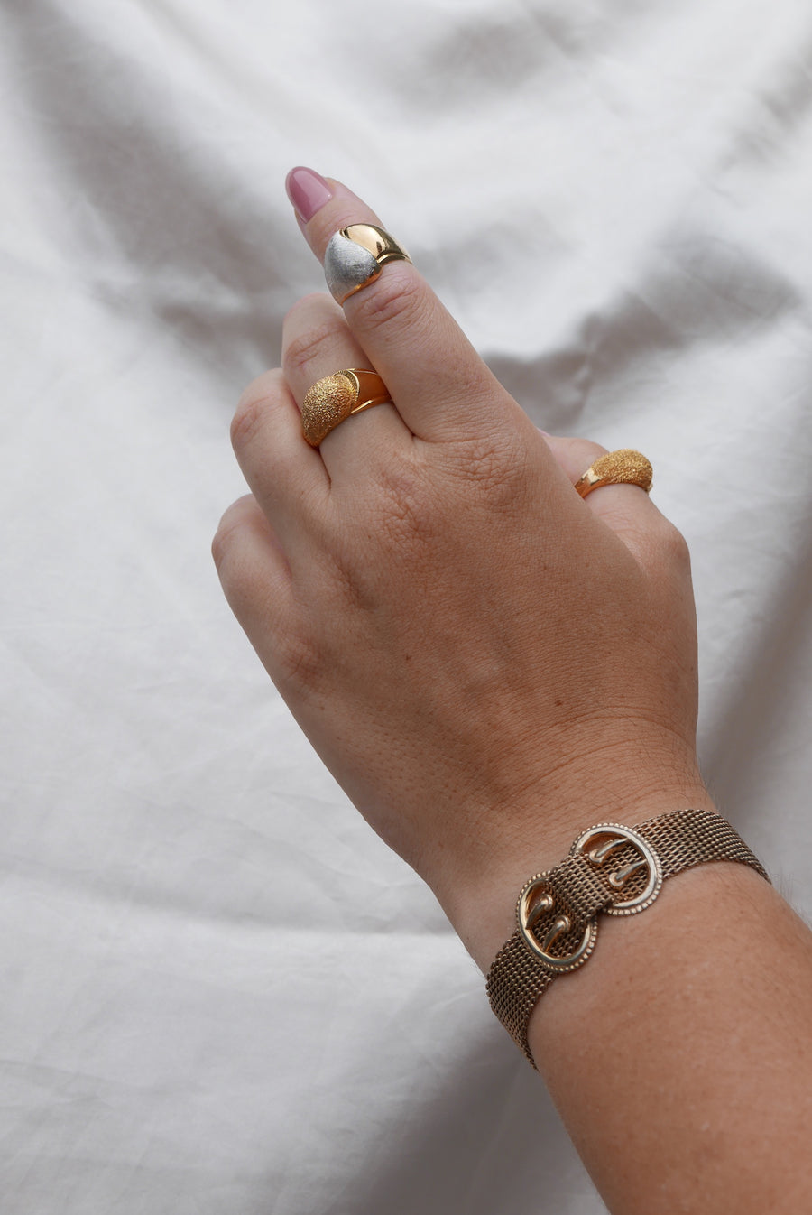 Sun-up Vintage Dome Ring - Stone Cooper