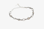 Labradorite and Moonstone Gemstone Bracelet - Stone Cooper