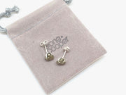 Sabrina Pyrite Studs - Stone Cooper