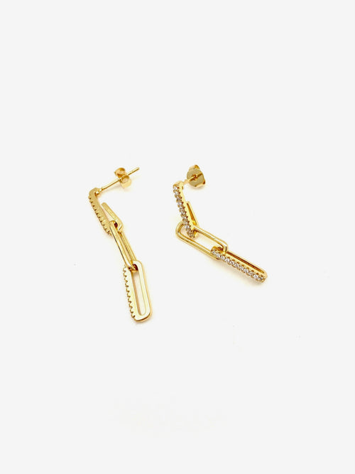 Imani Chain Earrings - Stone Cooper