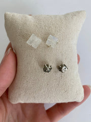 Sabrina Pyrite Studs - Stone Cooper