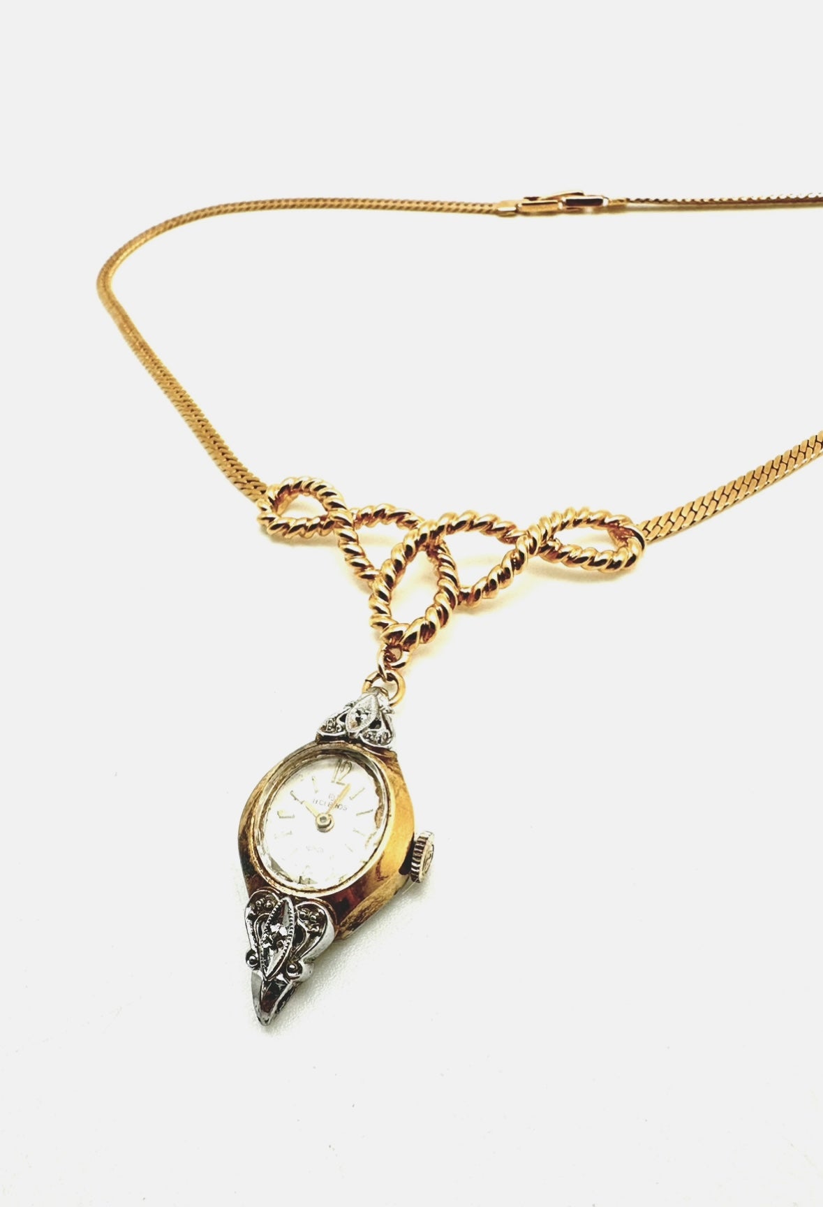 Queen of Hearts Watch Necklace