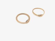 Golden Ouroboros Ring - Stone Cooper