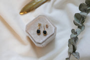 Onyx Ruthie Studs (14K)