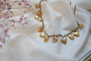 Gold Filled Vintage Multi Locket Statement Necklace