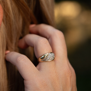 Vintage Diamond Janet Ring (10K, size 7) - Stone Cooper
