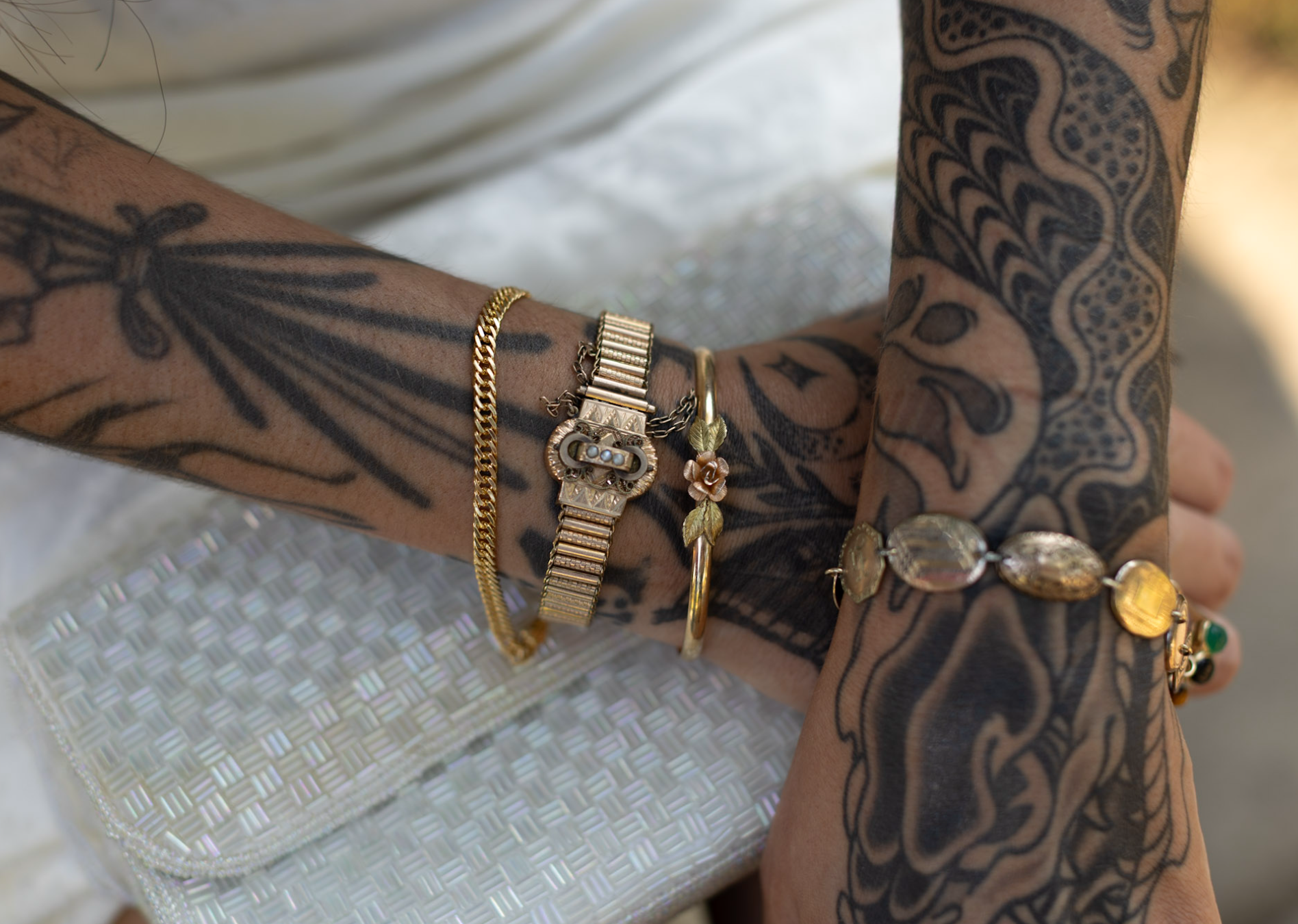 Virginia Gold Filled Seed Pearl Bracelet