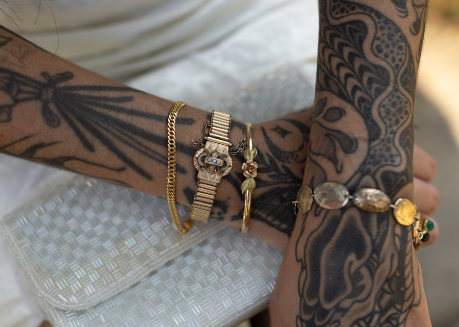 Virginia Gold Filled Seed Pearl Bracelet