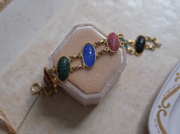 Moyra Double Gold-Filled Scarab Bracelet