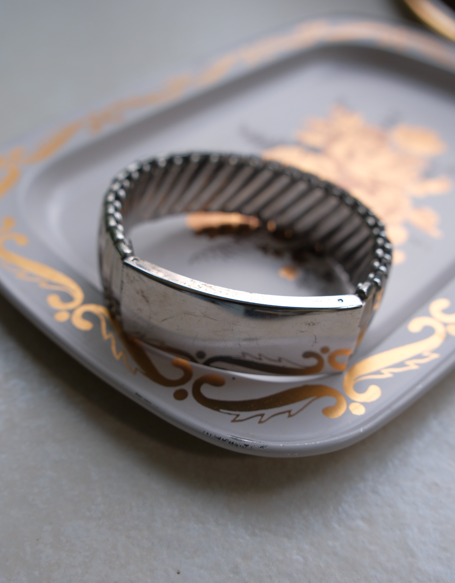 Silver Photo-Vue Expansion ID Bracelet