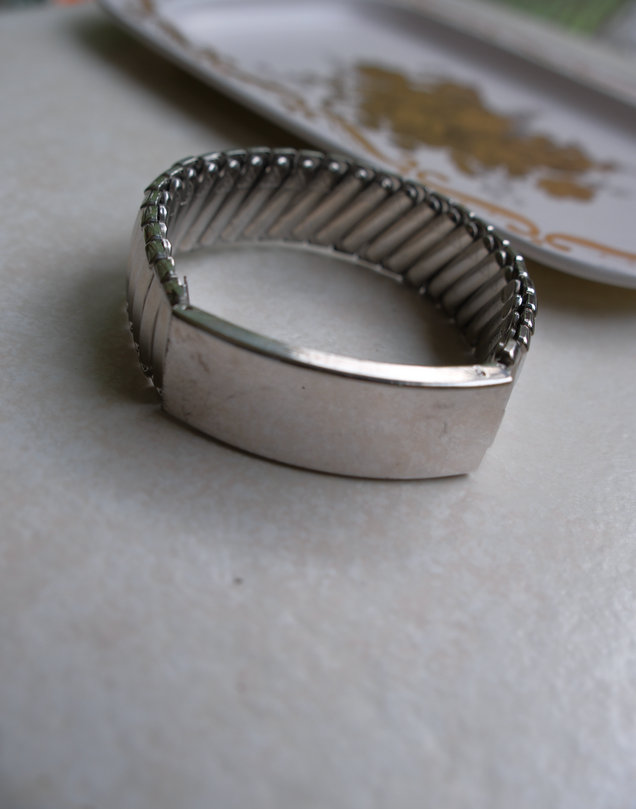 Silver Photo-Vue Expansion ID Bracelet
