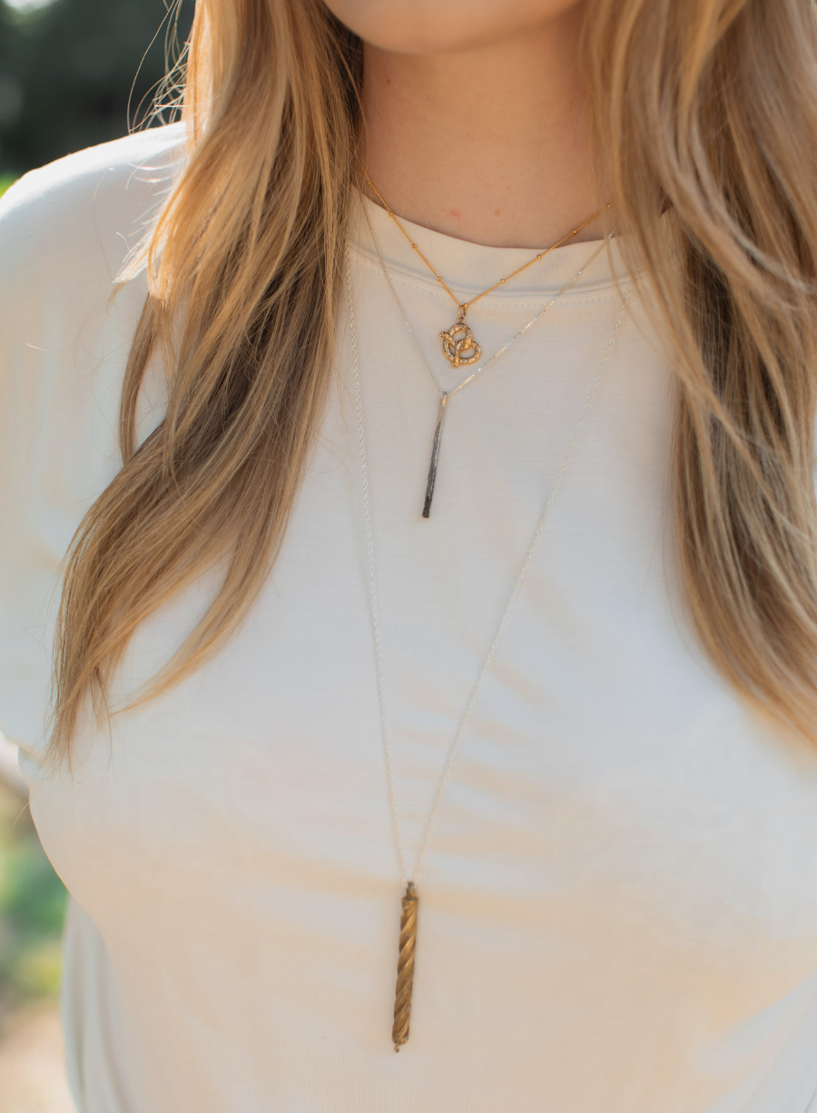 Burnt Match Necklace