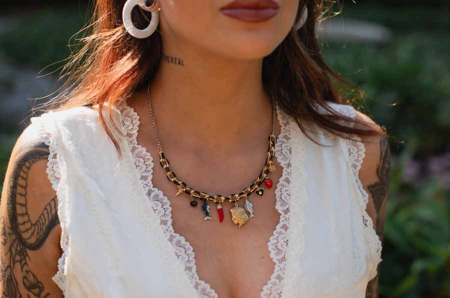 Sweet & Spicy Charm Necklace