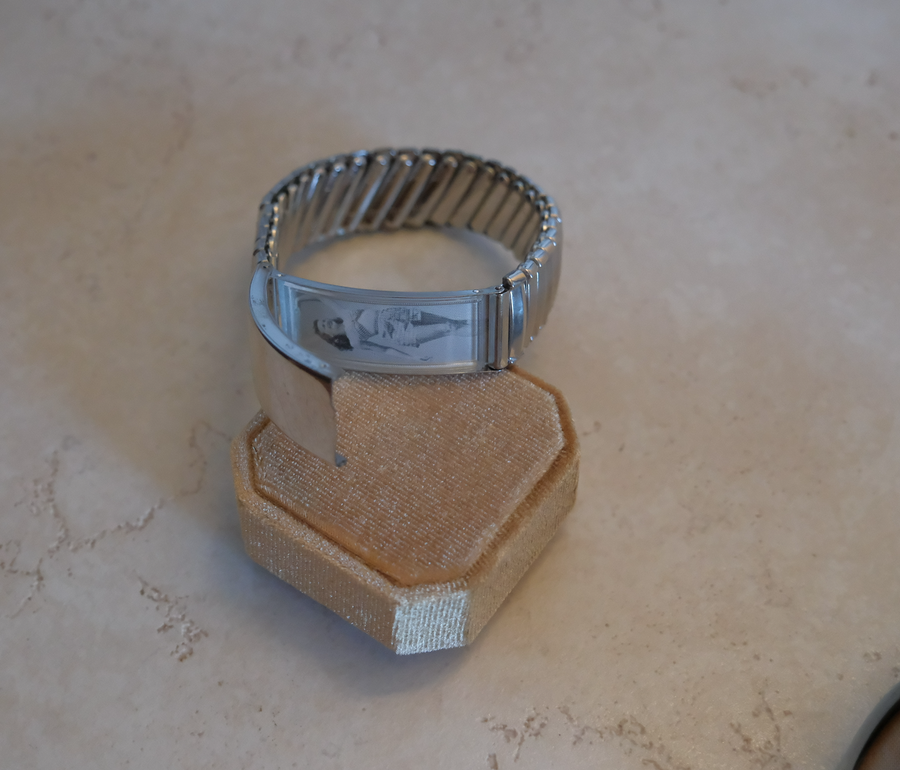 Silver Photo-Vue Expansion ID Bracelet