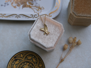 14K Vintage Eagle Necklace