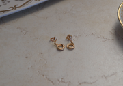 Kaleope 14K Dangle Studs