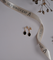 Onyx 14K Dangle Studs