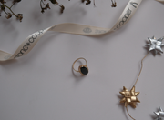 10K Vintage Onyx Ring (6.5)