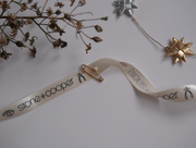 Antique 14K Gold Pearl Safety Pin Charm Holder/Link