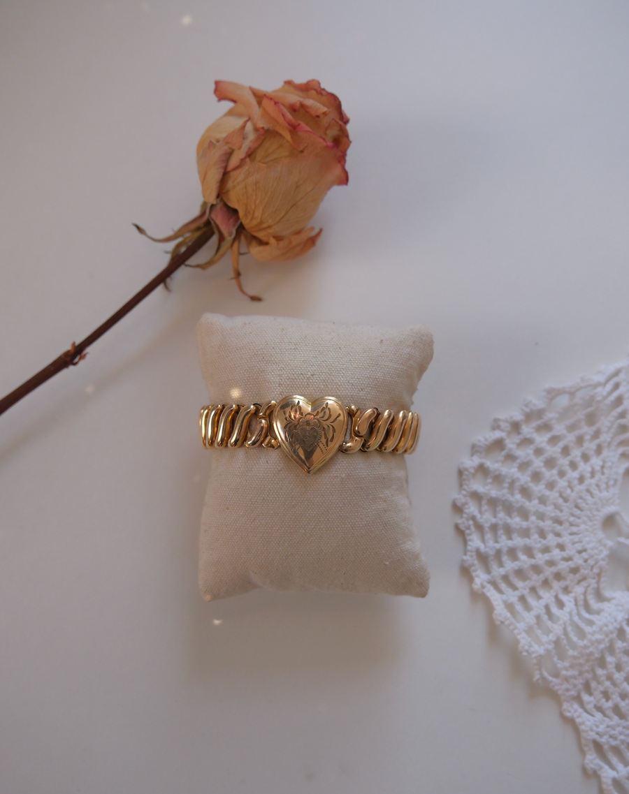 Sarah Antique Sweetheart Expansion Bracelet