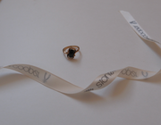 10K Vintage Agate Ring (6.5)