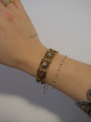 Etta Antique Enameled Bracelet